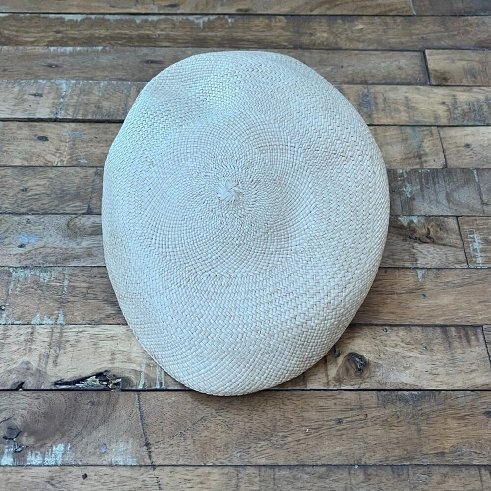 Homero Ortega Flat Cap Genuine Panama Hat Men's Size M